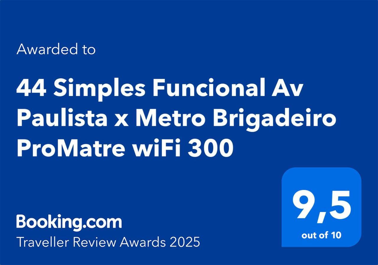 44 Simples Funcional Av Paulista X Metro Brigadeiro Promatre Wifi 300 Apartment São Paulo Exterior photo